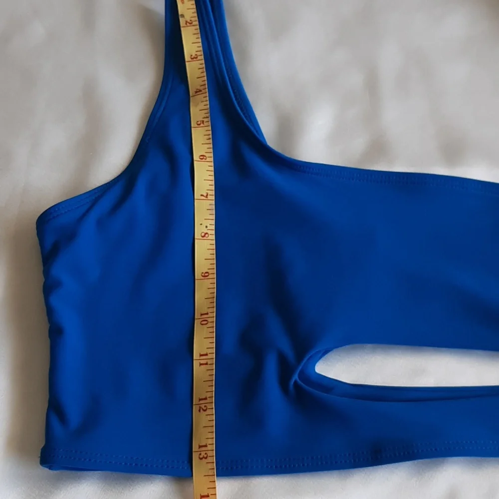Zaful Bathing suit top.  Size 6. (M) Blue.  Slots for padding (not inclu… - Picture 5 of 10